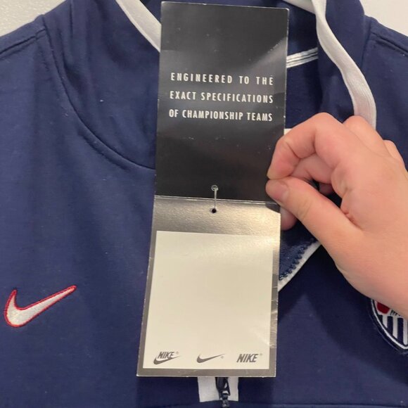 NWT Nike Team USA Soccer Half-Zip Pullover Sweatshirt Mens M NEW - Picture 10 of 11